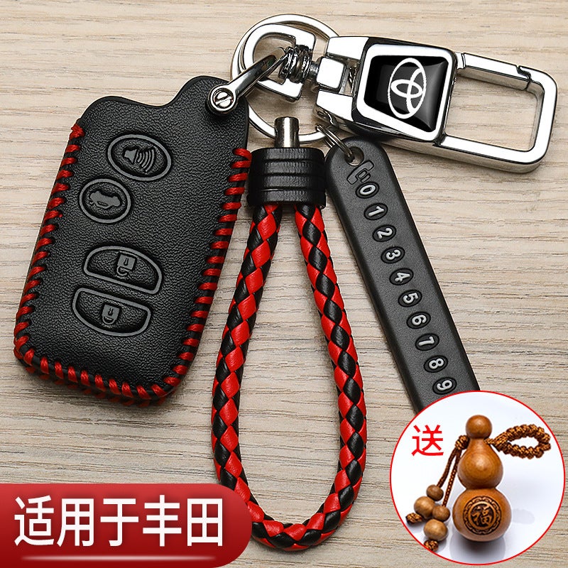 Suitable For Old Toyota Key Set Modification Replacement Camry Domineering Previa Crown Rav4 Car Smart Bag - Image 4
